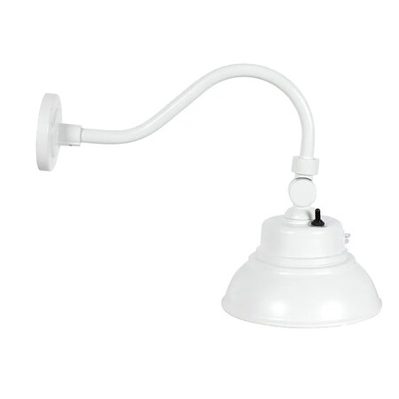 Westgate 3CCT Gooseneck Barn Light, White, 25W, 3000K/4000K/5000K GNB-25W-MCT-WH-P